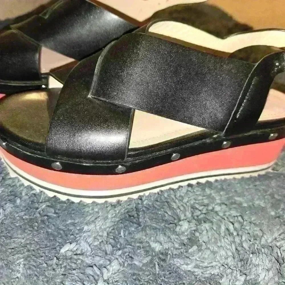 Zara platform 2 tone shoes